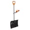 Snow Joe Ergie Systems, Steel Shaft Impact Resistant Snow Shovel, 18" L, 34.5" Shaft, Push/Scoop Combo Blade ERG-SNSH18 - alternate 3